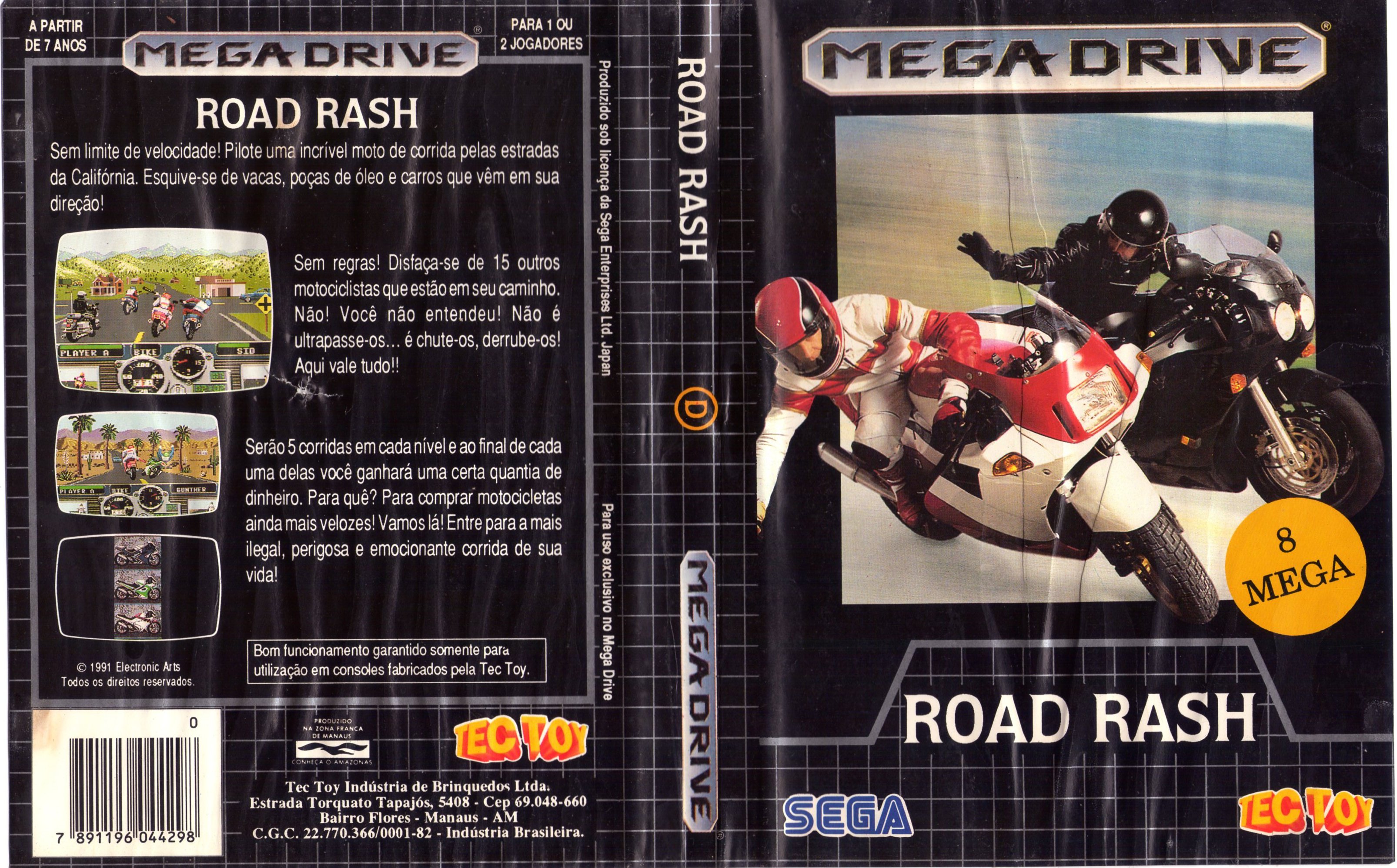 Road Rash é um violento jogo de corrida de motos que merecia um remake