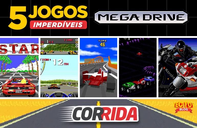 Confira 5 jogos de Corrida imperdíveis do Mega Drive - Blog TecToy