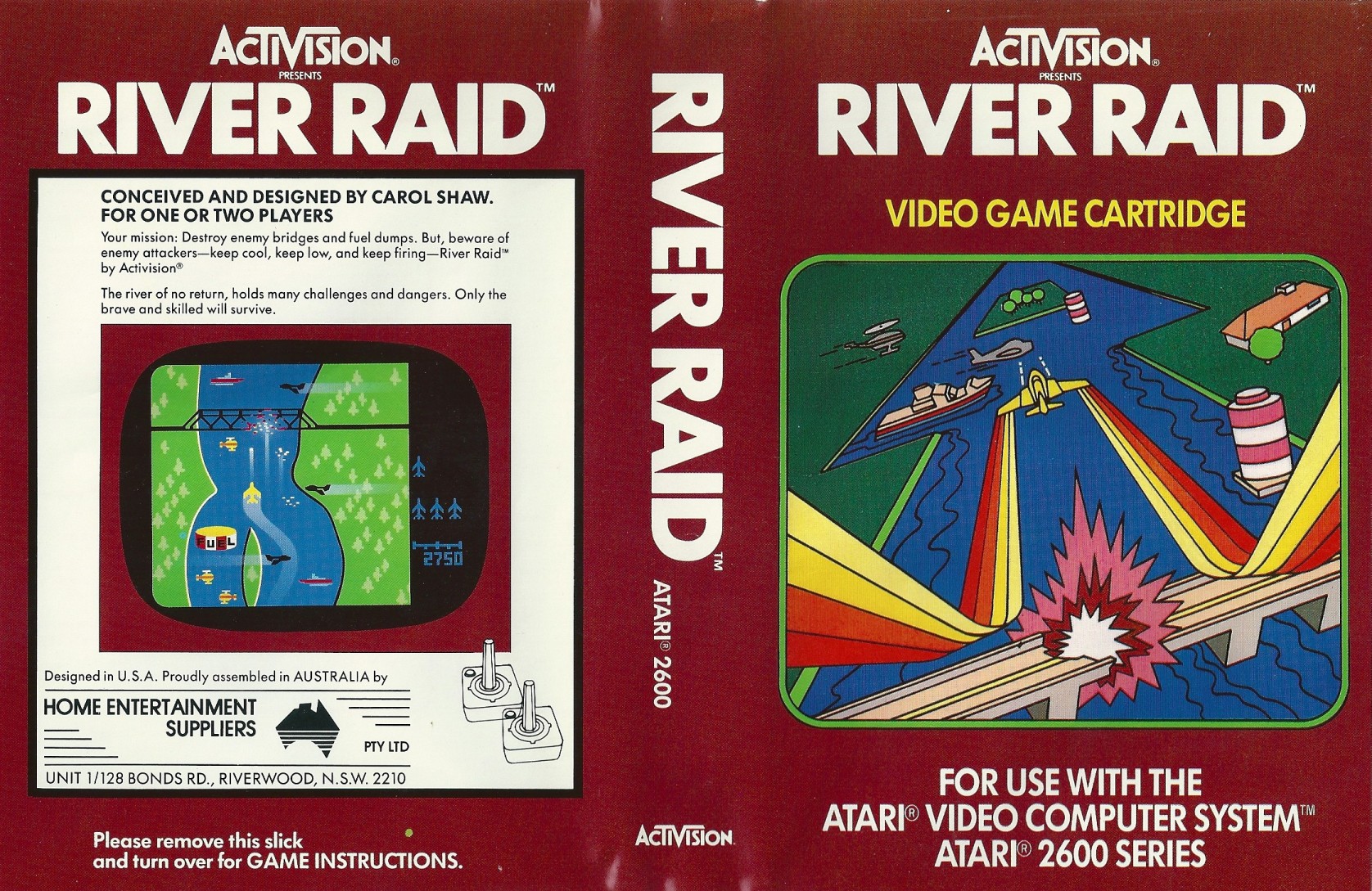 Recordar é envelhecer: River Raid (Atari 2600) – GAGÁ GAMES