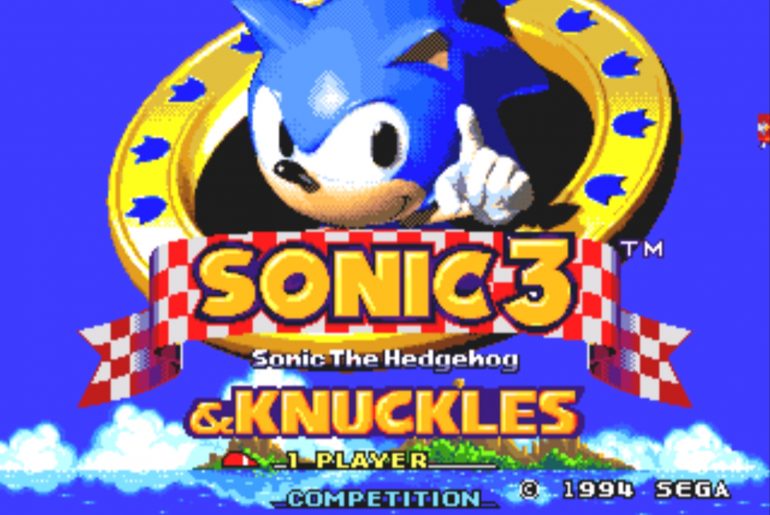 Sonic 3 e Knuckles capa